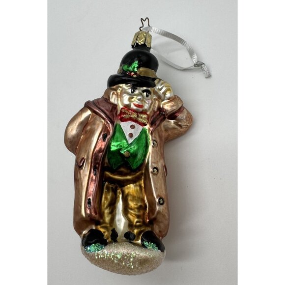 Old World Christmas Glass Ornament Dickens Marley’s Ghost, Scrooge Lot of 3 - Picture 7 of 10